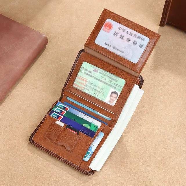 SHAKTISM Men Leather Purse Bifold Slim Wallet for Men | RFID Blocking Card Holder Wallet with Gift Box Genuine Leather Wallet - Image 2
