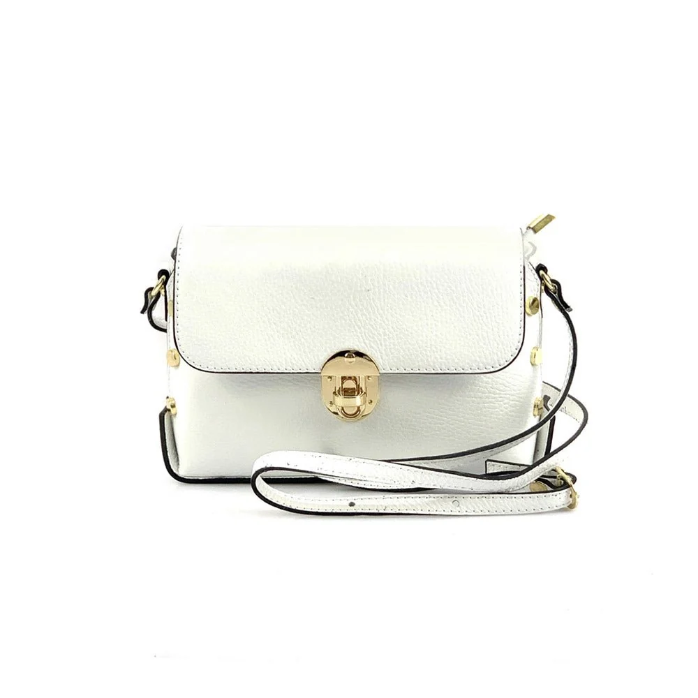 Malak Clutch in smooth calfskin leather - Image 14