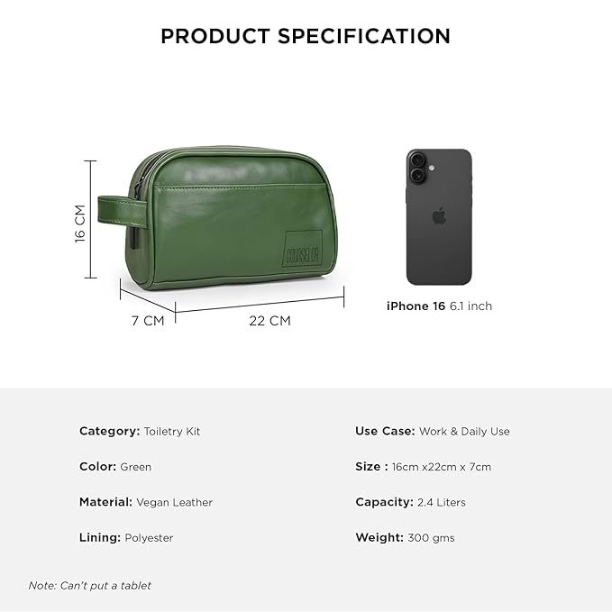 COUNSELOR Toiletry Bag for Men & Women, - Image 4
