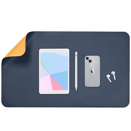 AROPANA Leather Desk Mat 60x35cm | Large Reversible Mouse Pad & Computer Table Protector - Image 3