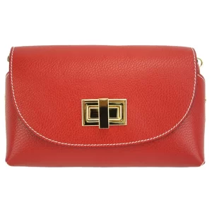 Martina GM: Plain Black Leather Clutch Bag