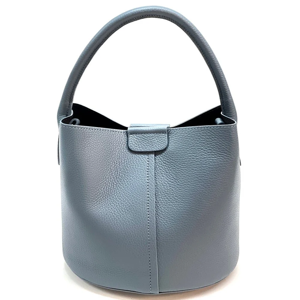 Grazia Italian Leather Bucket Bag – Elegant Everyday Shoulder Bag for Women - Image 2