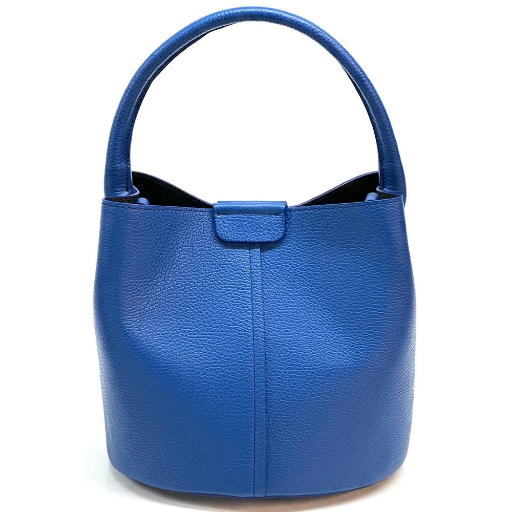 Grazia Italian Leather Bucket Bag – Elegant Everyday Shoulder Bag for Women - Image 6