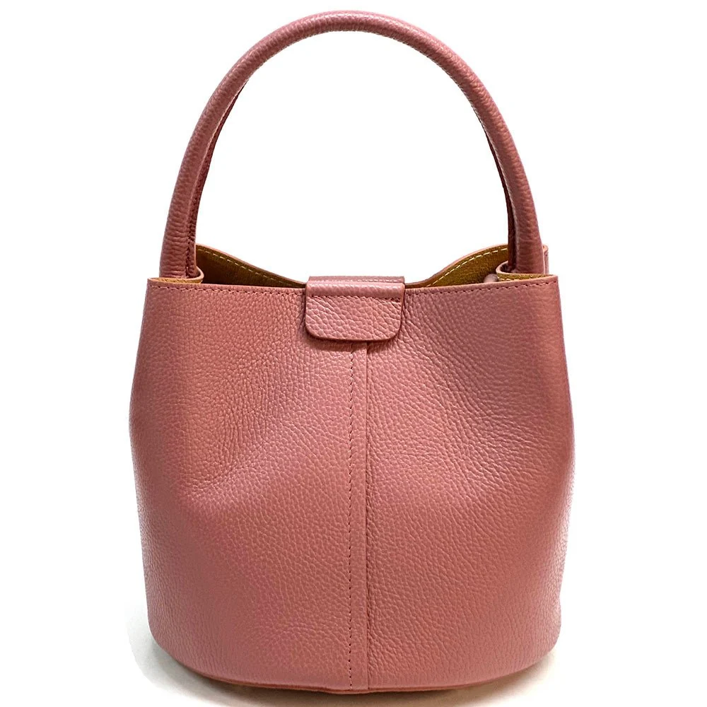 Grazia Italian Leather Bucket Bag – Elegant Everyday Shoulder Bag for Women - Image 7
